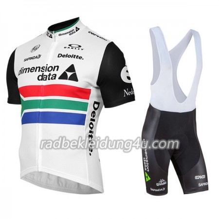 Set Kurzarmtrikot + Trägerhose 2017 Dimension Data Afrikanische Meister